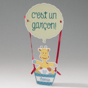 Livre d'or montgolfière 1er anniversaire bébé 1 an livre d'or baptême thème  montgolfière naissance ballon -  France