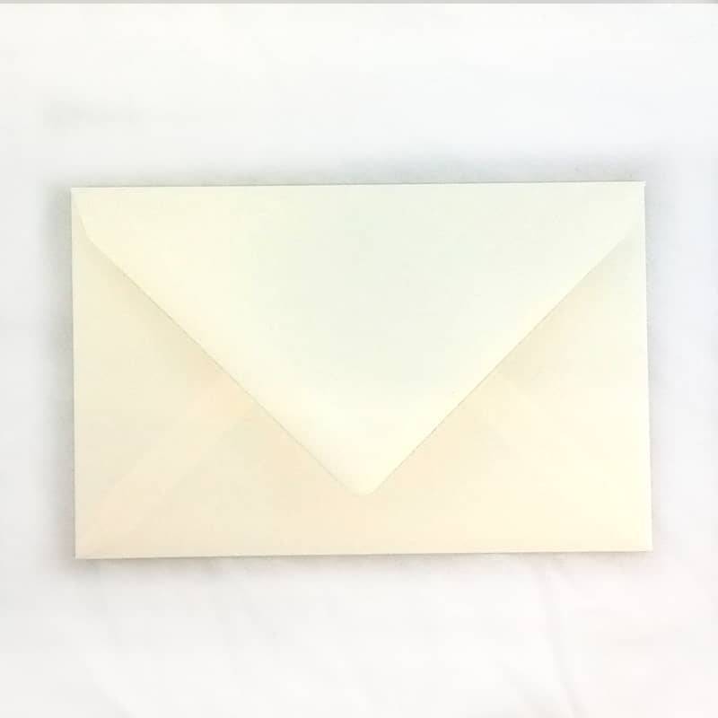 Pochette Enveloppe blanc cassé